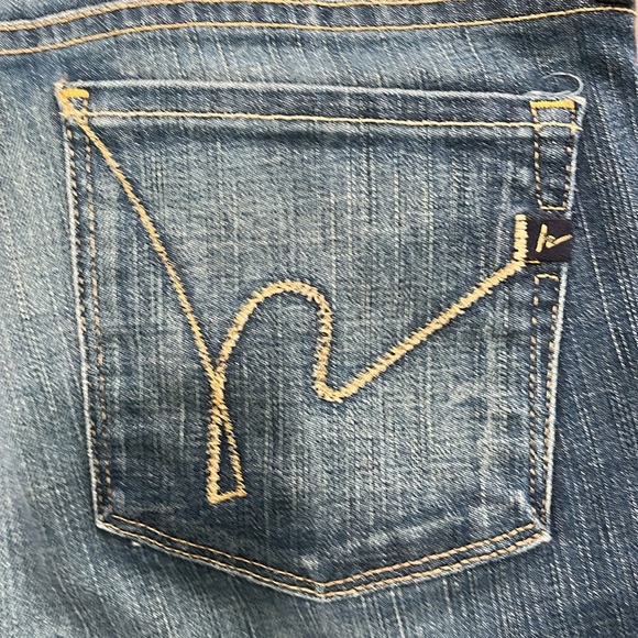 Citizens of Humanity Kelly #001 Low Waist Bootcut Stretch in Mid Blue Wash 30 - Picture 15 of 16